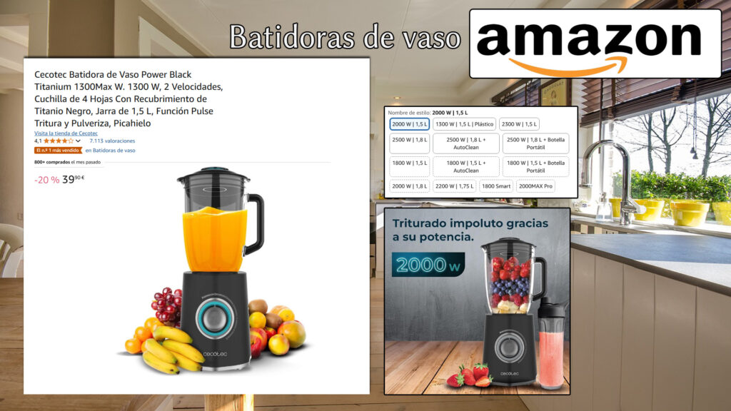 3 Batidoras de vaso en Amazon