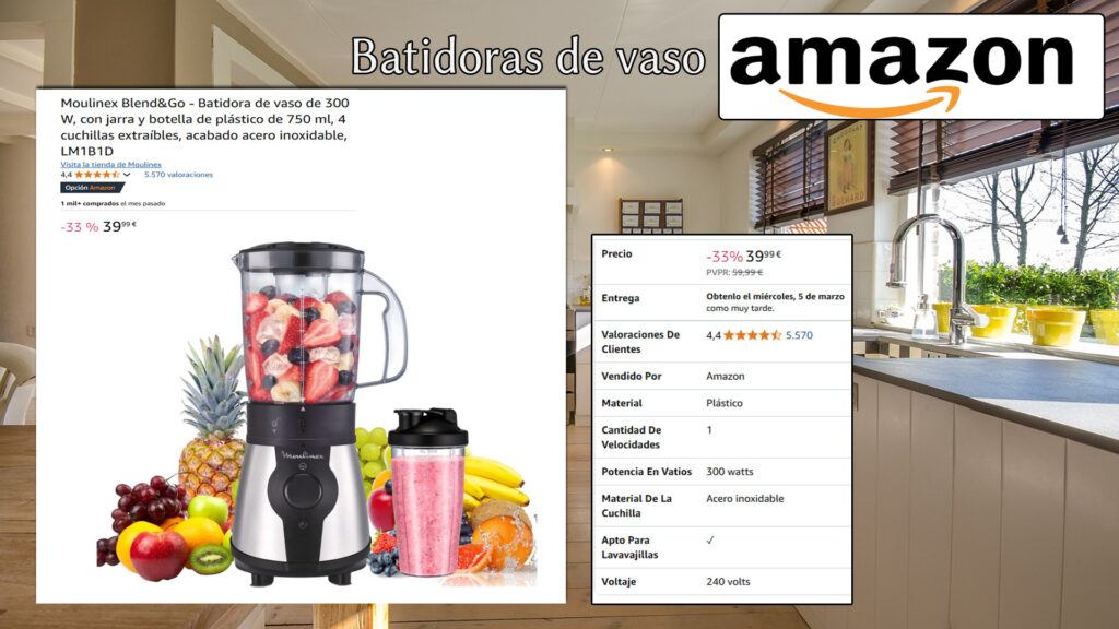 3 Batidoras de vaso en Amazon