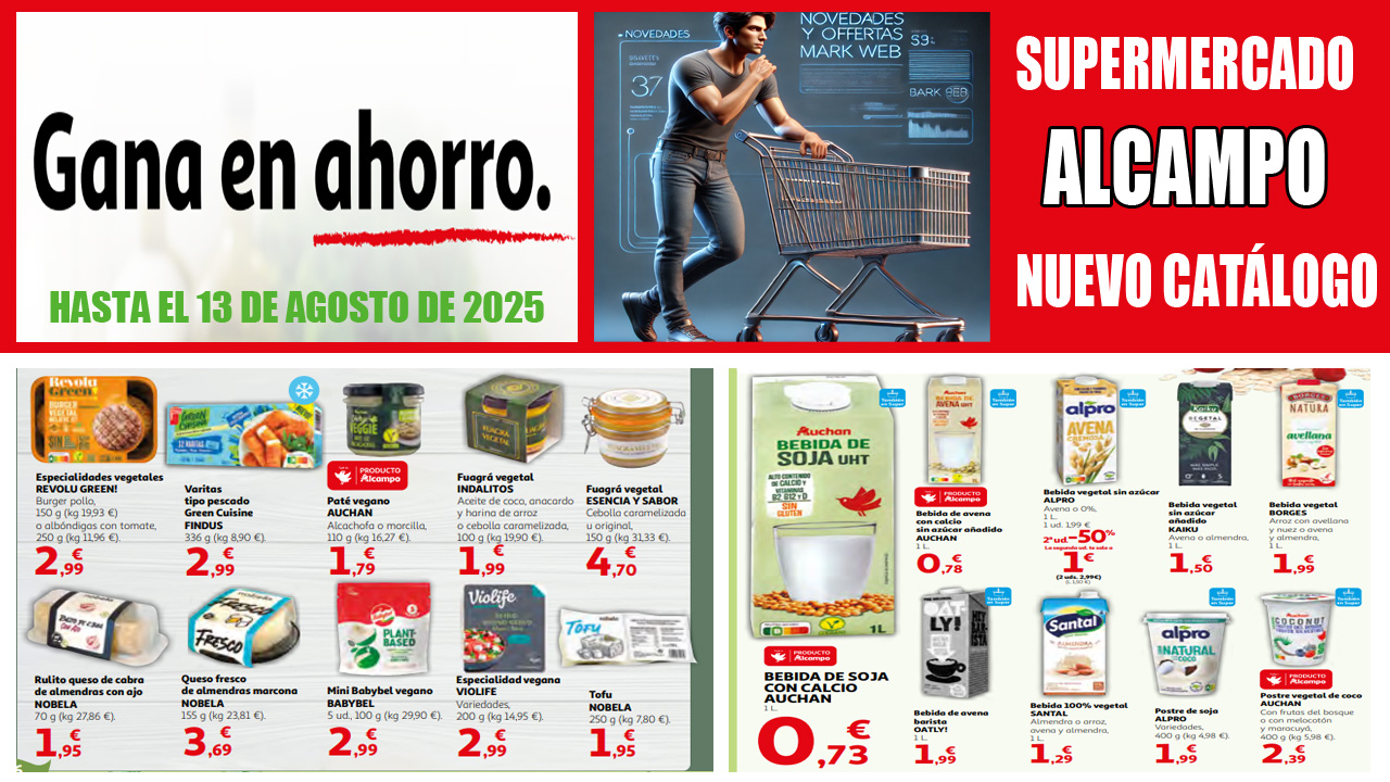 Descubre las mejores ofertas en Alcampo del 30 de julio al 13 de agosto Descubre las mejores ofertas en Alcampo del 30 de julio al 13 de agosto