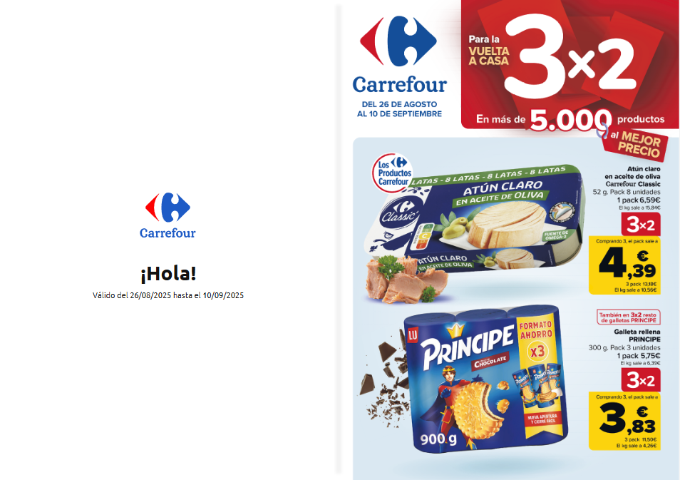 Folleto Carrefour Alimentación del 26 de agosto de 2025 Folleto Carrefour Alimentación del 26 de agosto de 2025