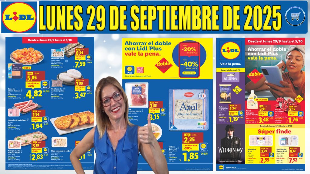 Folleto Lidl Alimentación del 29 de septiembre al 5 de octubre de 2025