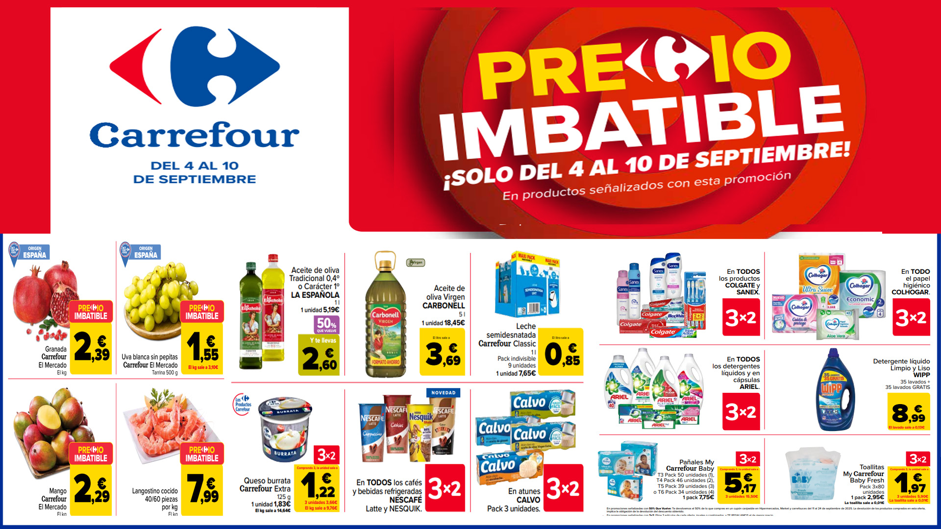 Folleto Carrefour del 4 al 10 de septiembre de 2025 Folleto Carrefour del 4 al 10 de septiembre de 2025