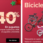 40 % de descuento en Juguetes y Bicicletas Carrefour (hasta el 5 de noviembre de 2025)
