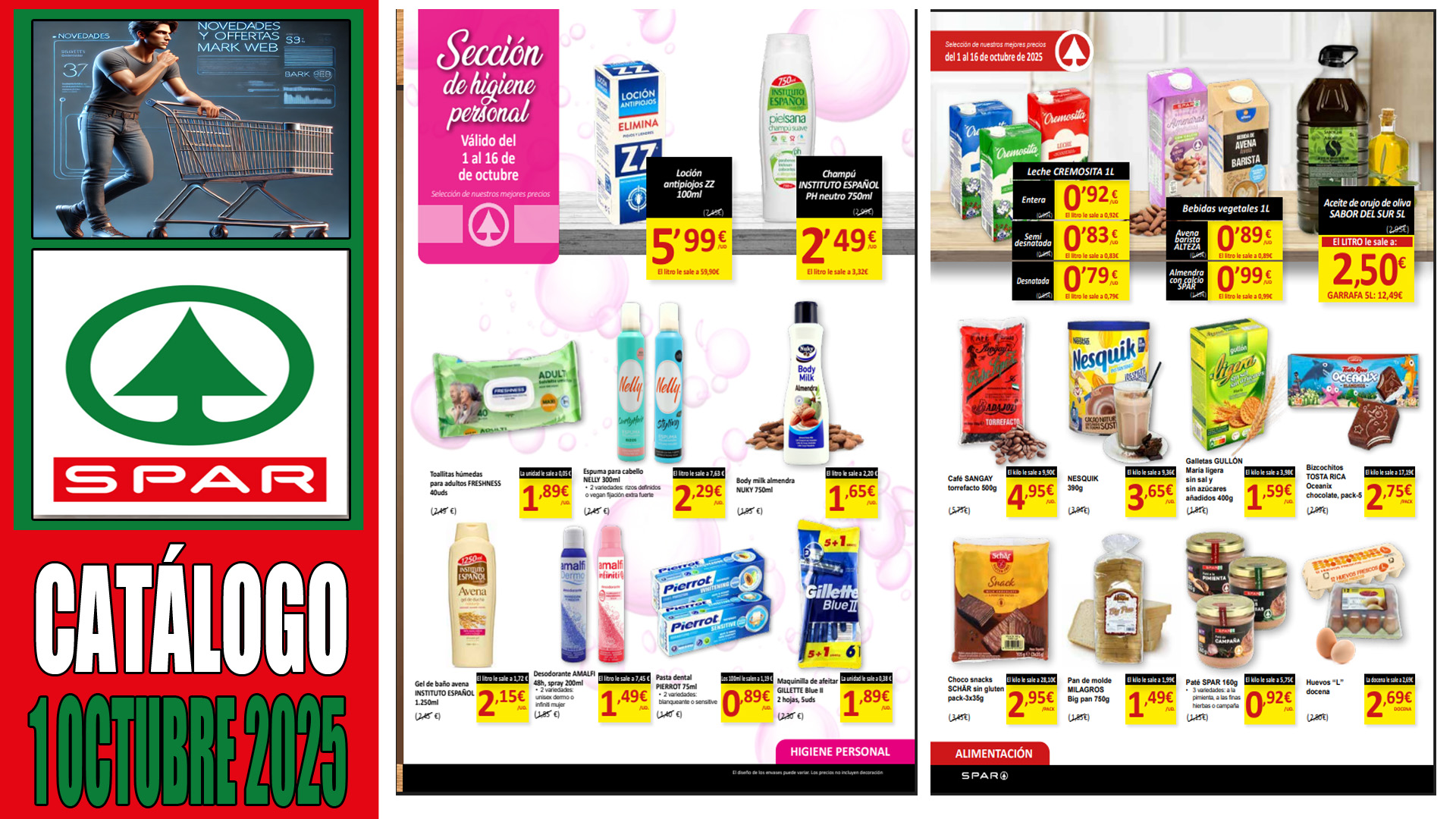 Próximo folleto SUPERMERCADO SPAR del 1 al 16 de octubre de 2025