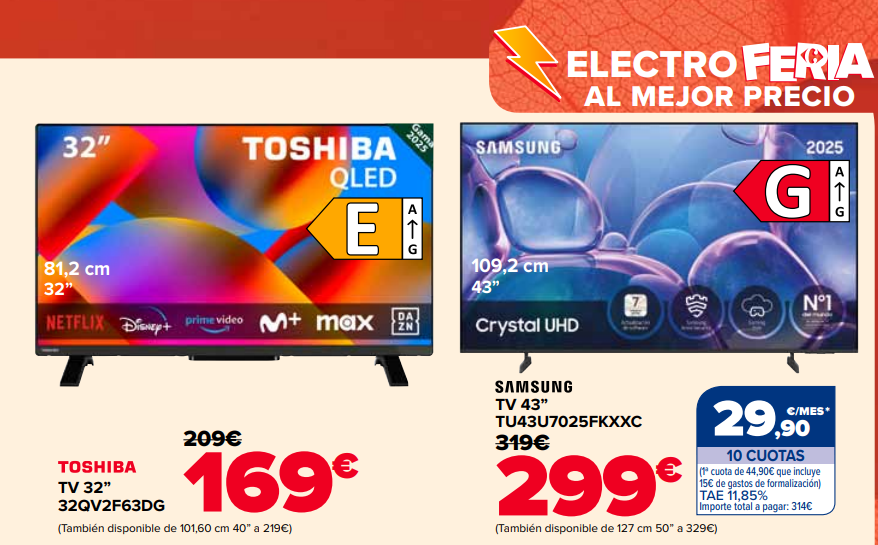 Catálogo Carrefour noviembre 2025: electrodomésticos al mejor precio