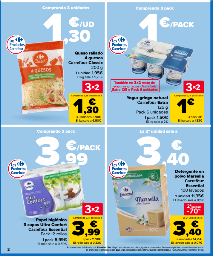 Catálogo Carrefour 3x2 del 28 de octubre al 13 de noviembre de 2025