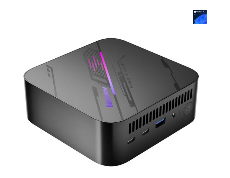 Blackview MP100 Mini PC AMD Ryzen 7 5825U en oferta en PcComponentes