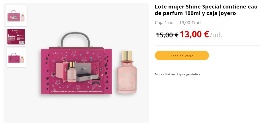 Lote de mujer Shine Special