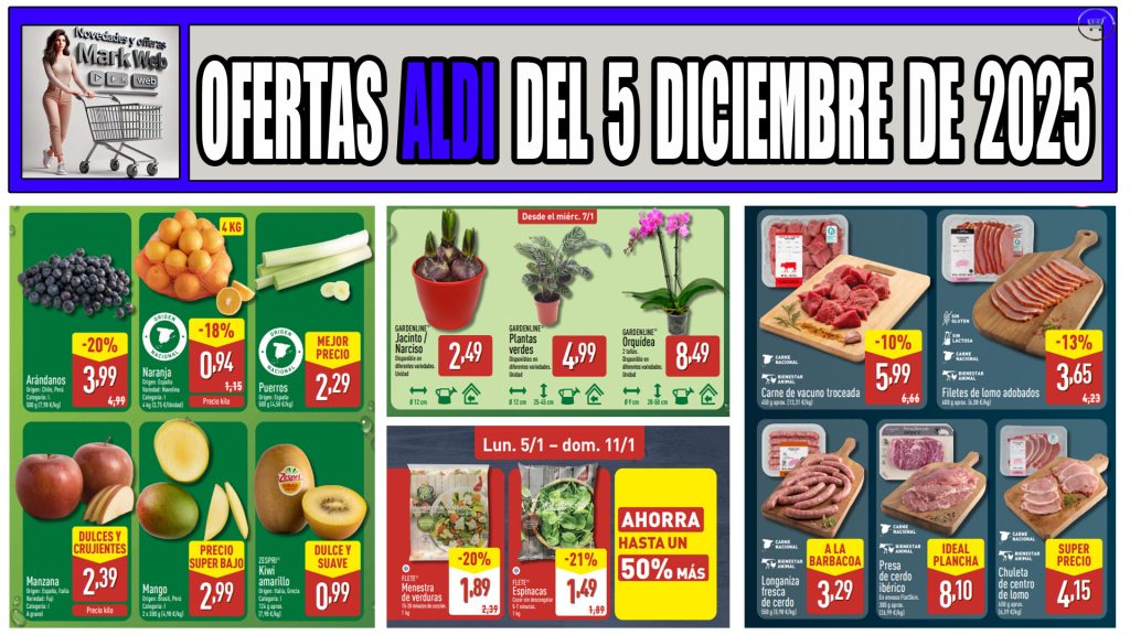 Catálogo ALDI del 5 al 11 de enero de 2026: ofertas irresistibles para empezar el año ahorrando