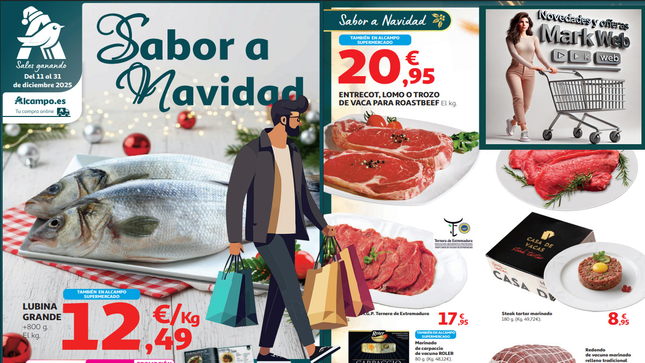 Catálogo Sabor a Navidad de Alcampo del 11 al 31 de diciembre de 2025