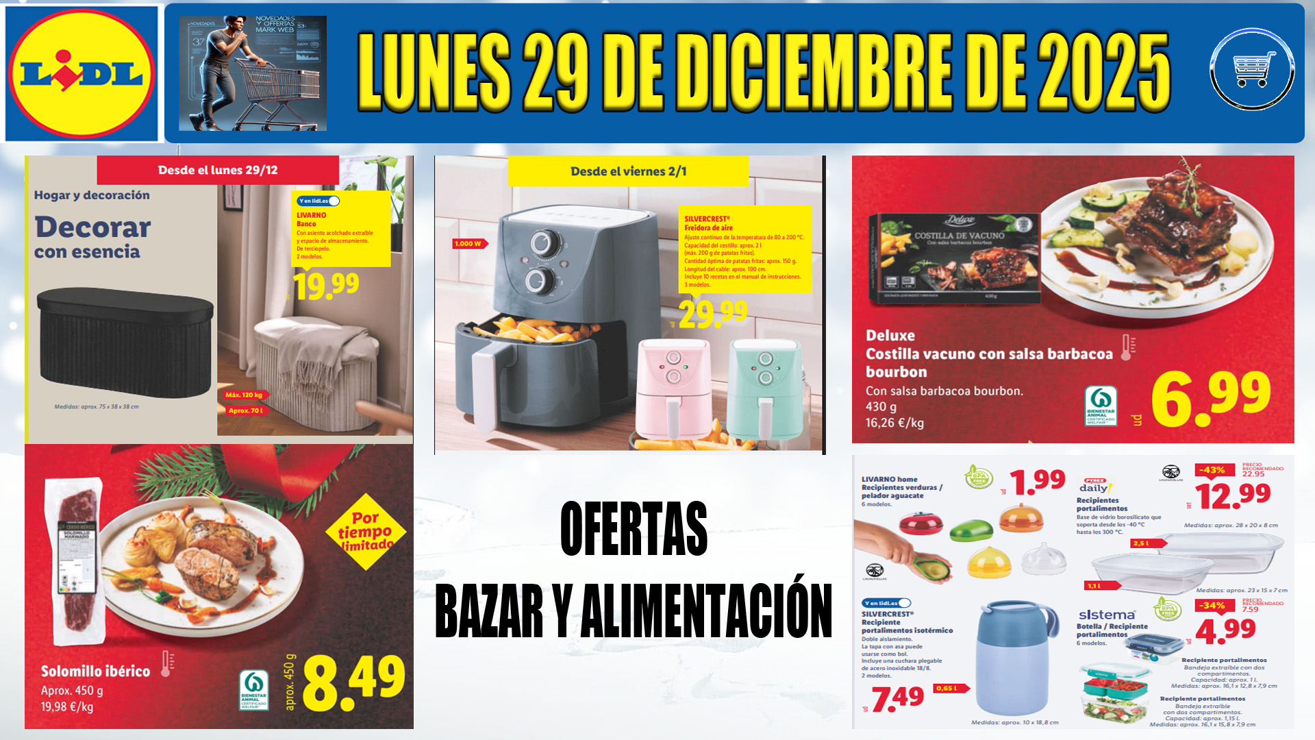 Catálogo completo LIDL del 29 de diciembre al 4 de enero de 2026 Catálogo completo LIDL del 29 de diciembre al 4 de enero de 2026