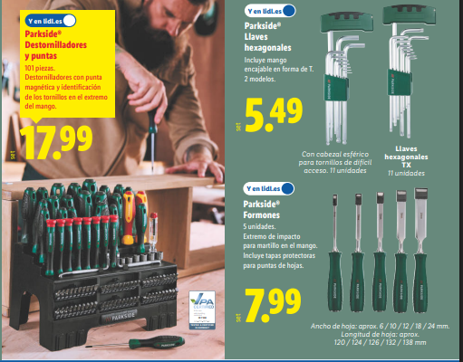 Catálogo LIDL Bazar del 29 de diciembre al 4 de enero de 2026: ofertas en deporte, bricolaje y hogar