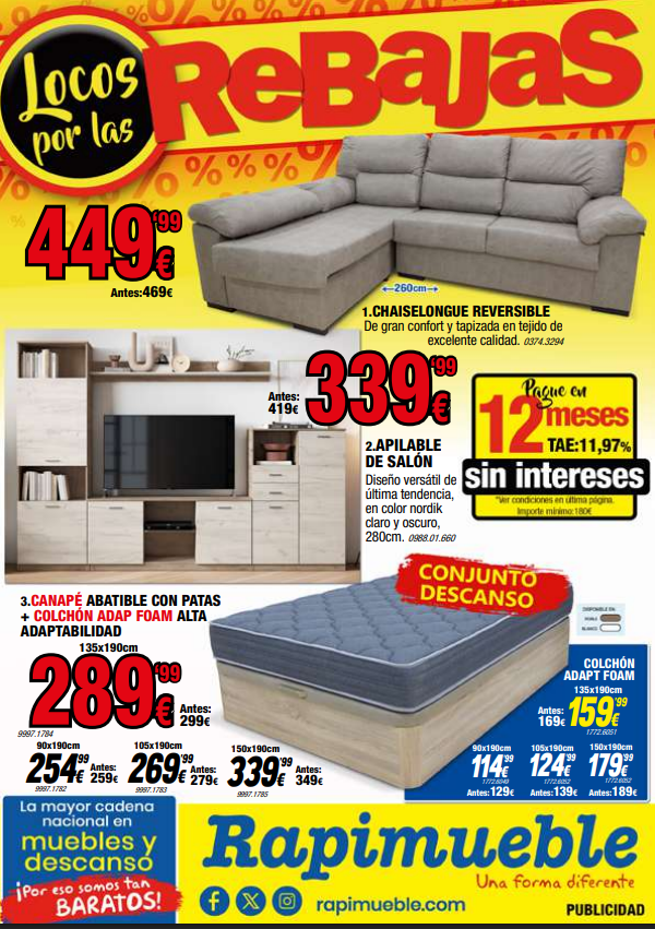 Folleto Rapimueble hasta el 12 de marzo de 2026 Folleto Rapimueble hasta el 12 de marzo de 2026