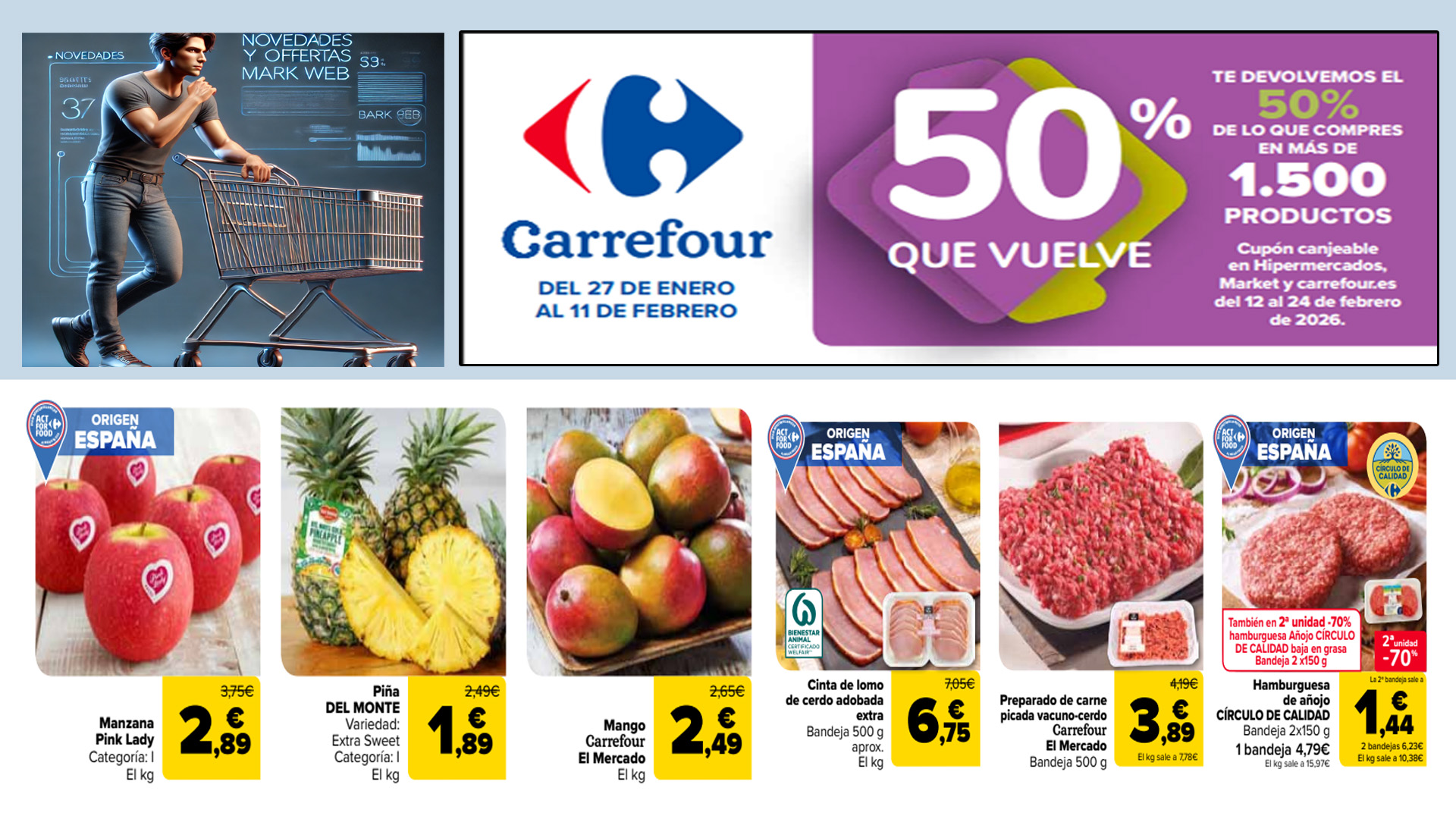 Catálogo Carrefour 50 % que vuelve del 27 de enero al 11 de febrero de 2026 Catálogo Carrefour 50 % que vuelve del 27 de enero al 11 de febrero de 2026
