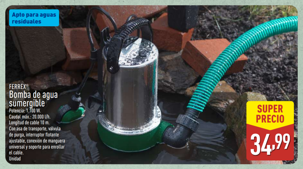 Bomba de agua sumergible barata