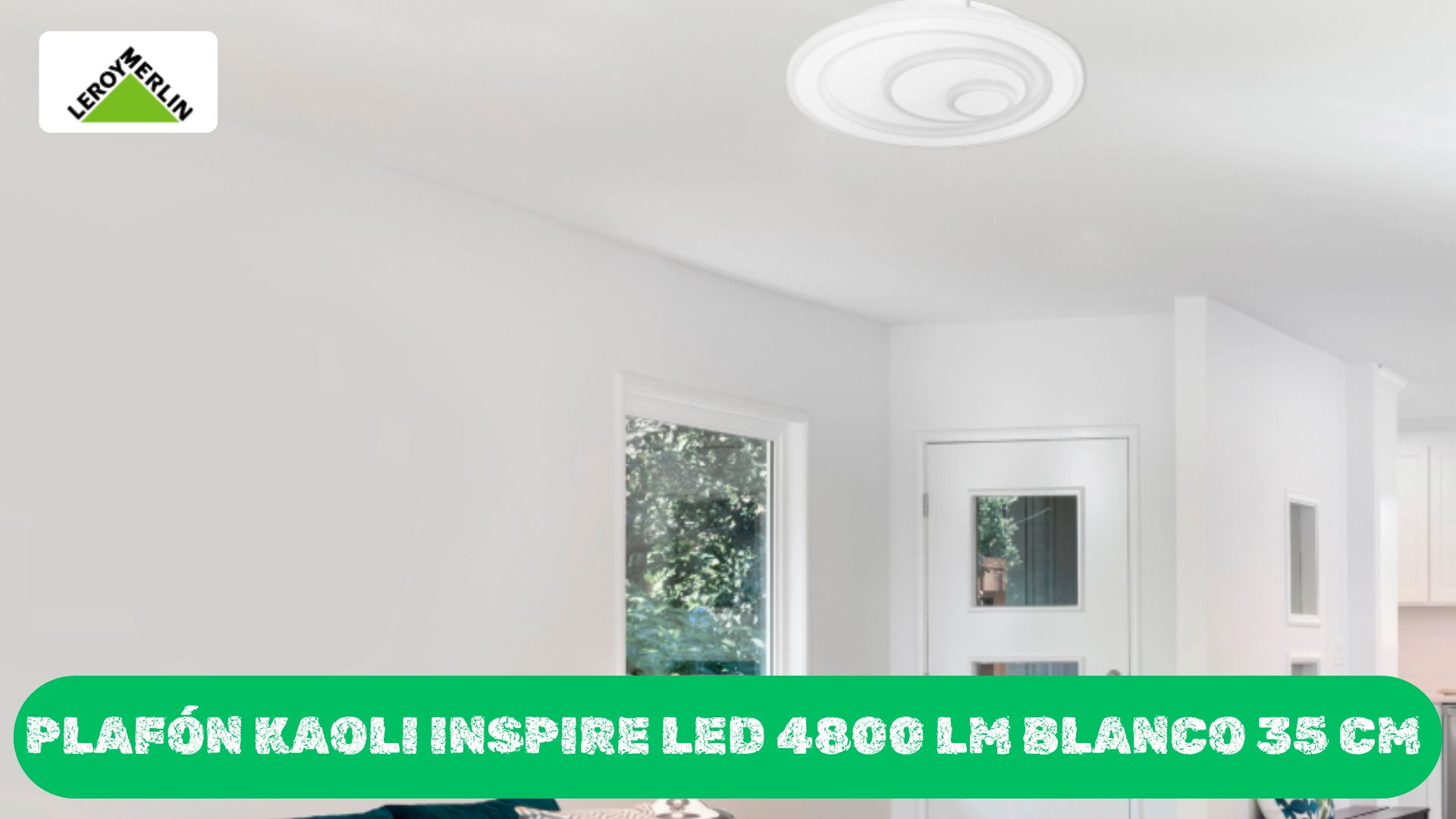 Plafón Kaoli INSPIRE LED 4800 lm blanco 35 cm