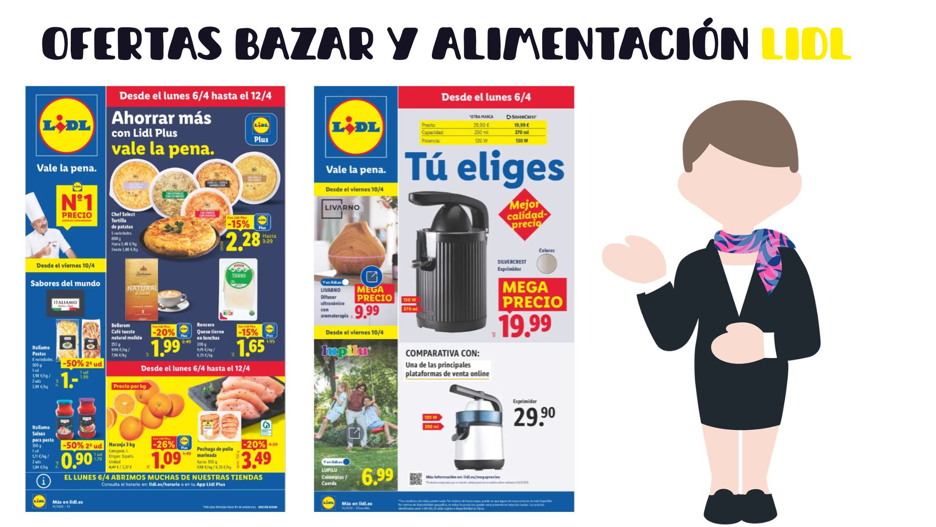 Bazar y alimentación lidl 6 de abril de 2026