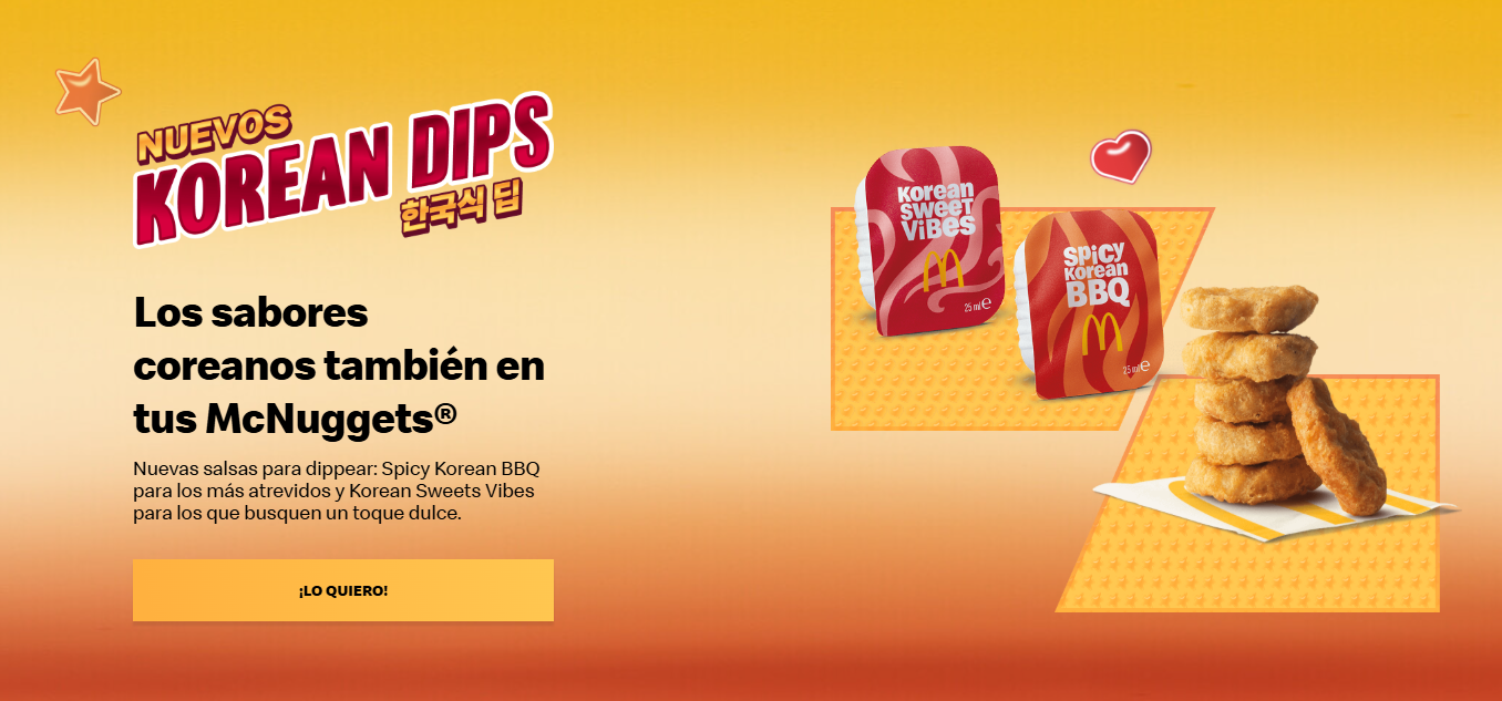 Korean Dips en McDonald’s: sabores coreanos para tus McNuggets Korean Dips en McDonald’s: sabores coreanos para tus McNuggets