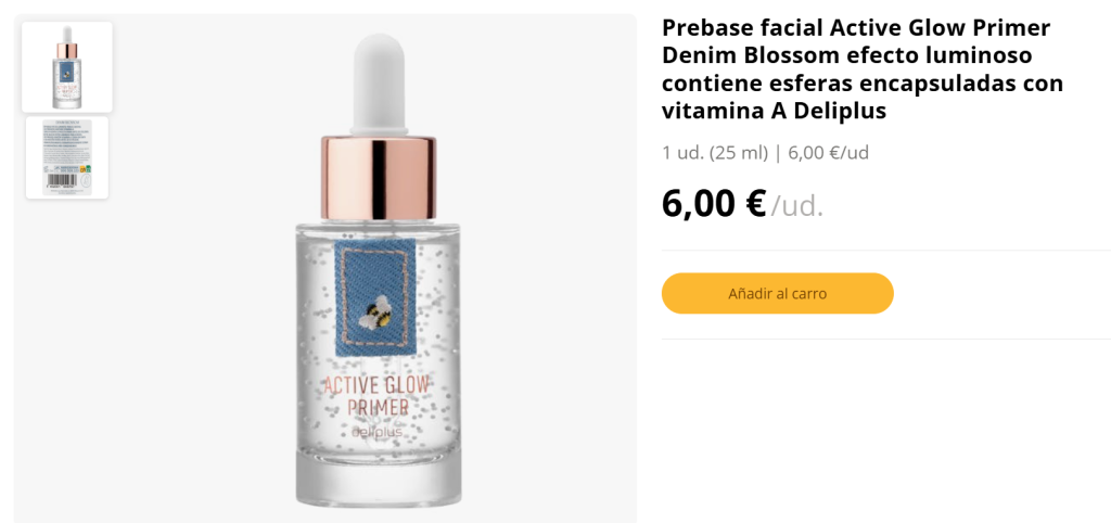 Qué es la prebase Active Glow Primer Denim Blossom