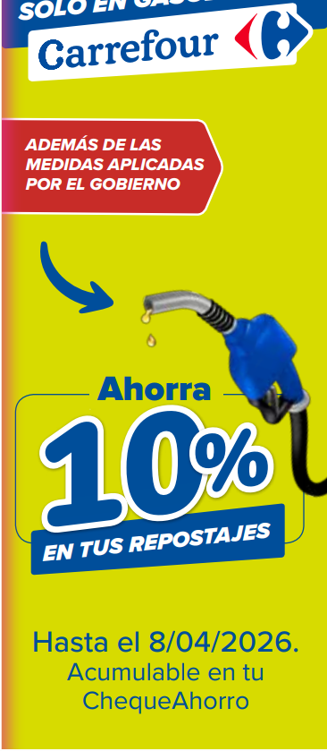 Ahorra en combustible con Carrefour
