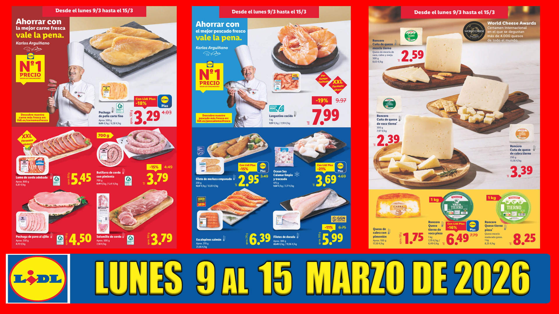 Próximo Catálogo Lidl Alimentación del 9 al 15 de marzo de 2026 Próximo Catálogo Lidl Alimentación del 9 al 15 de marzo de 2026