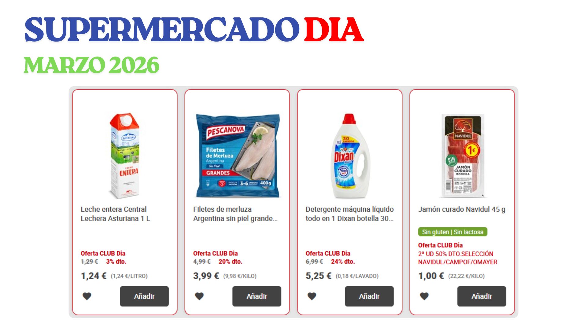 Ofertas y catálogos DIA de marzo de 2026: todos los folletos y promociones del mes