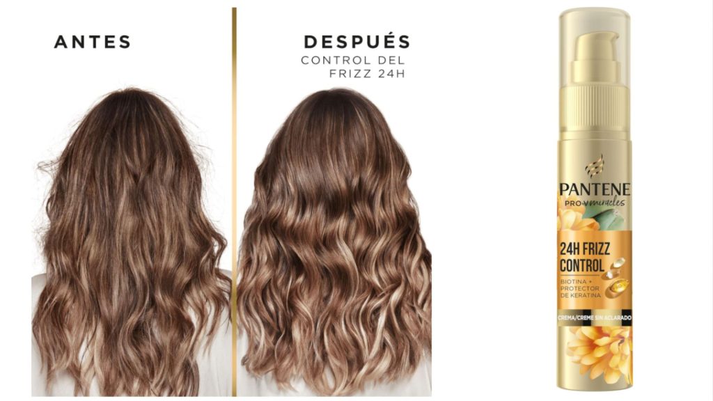 Sérum antiencrespamiento Pantene Frizz Control Sérum con Biotina y Keratina