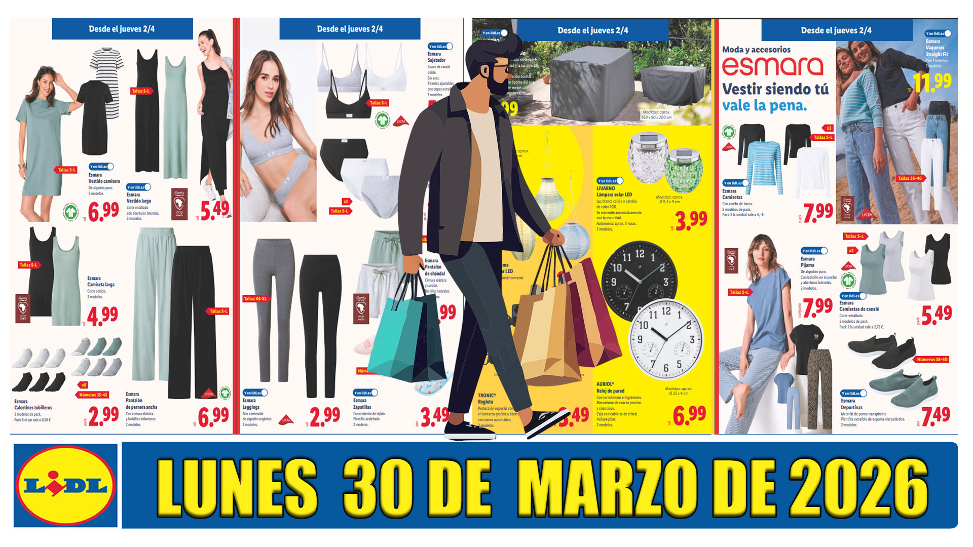 Próximo folleto BAZAR de Lidl del 30 de marzo al 5 de abril de 2026