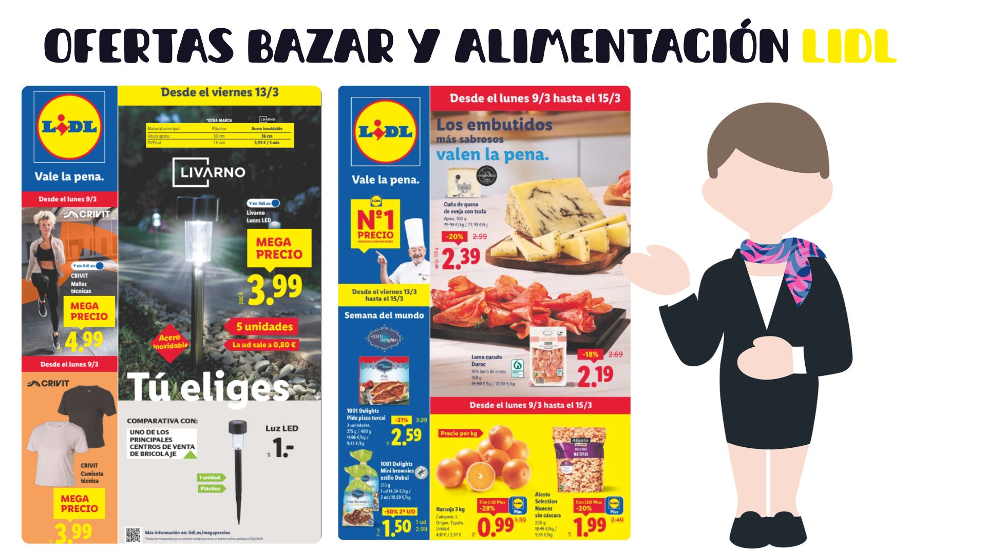 Todas las ofertas de Alimentación y Bazar de Lidl del 9 al 15 de marzo de 2026