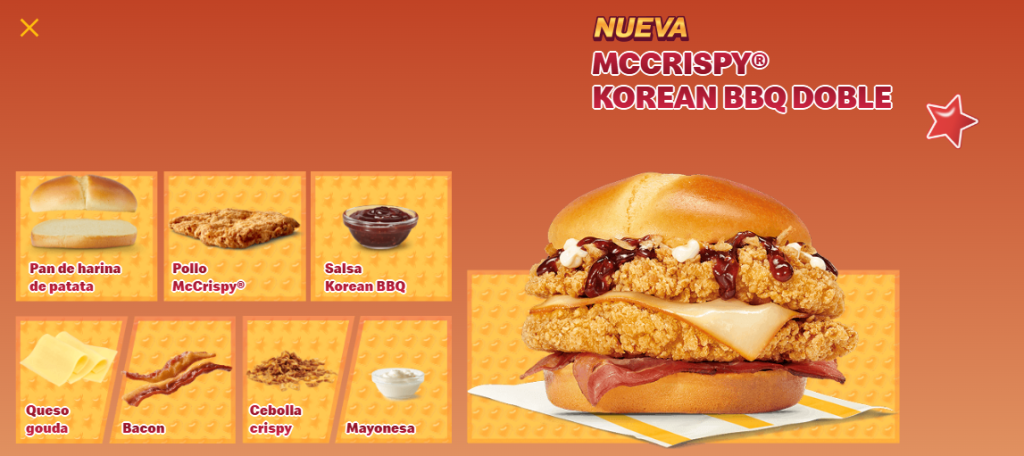 ¿Para quién es la McCrispy Korean BBQ?