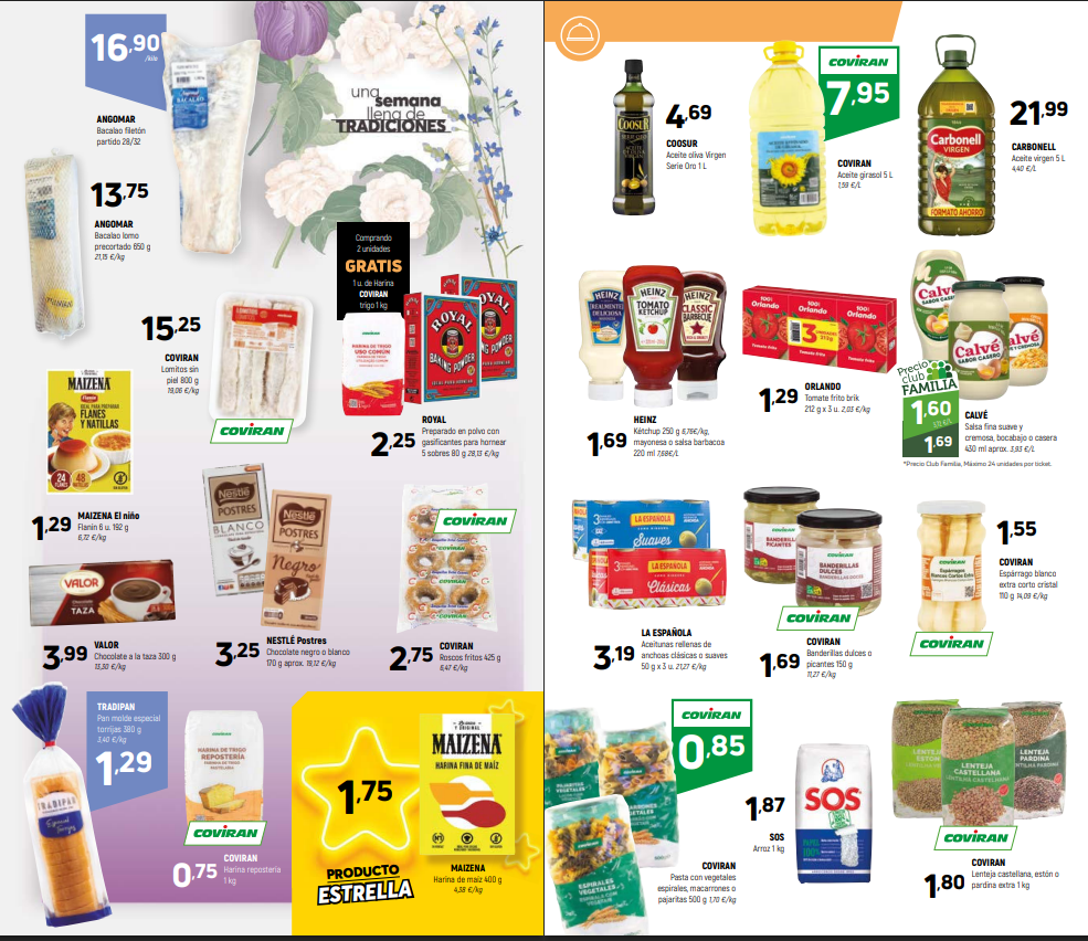 Productos básicos de despensa