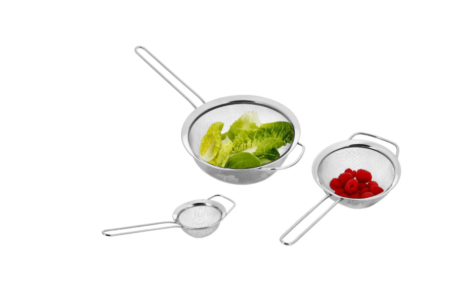 Set de coladores de acero inoxidable Lidl (3,79€)