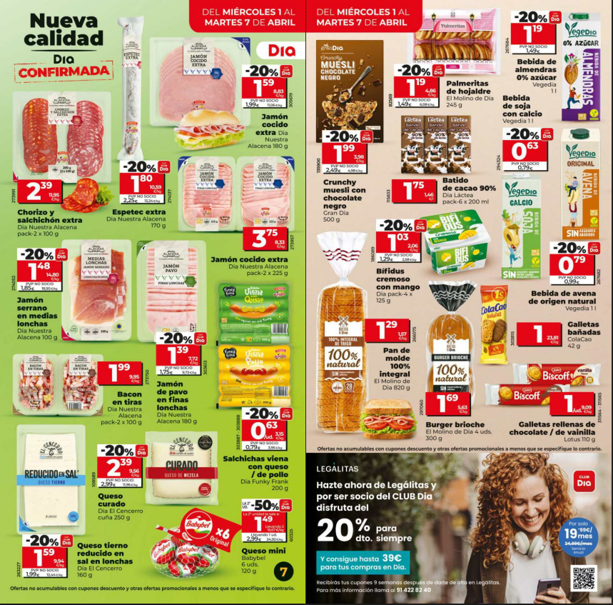 Ofertas en frutas y verduras DIA