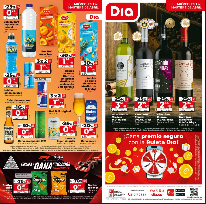 Preguntas frecuentes sobre el próximo folleto de los supermercados DIA