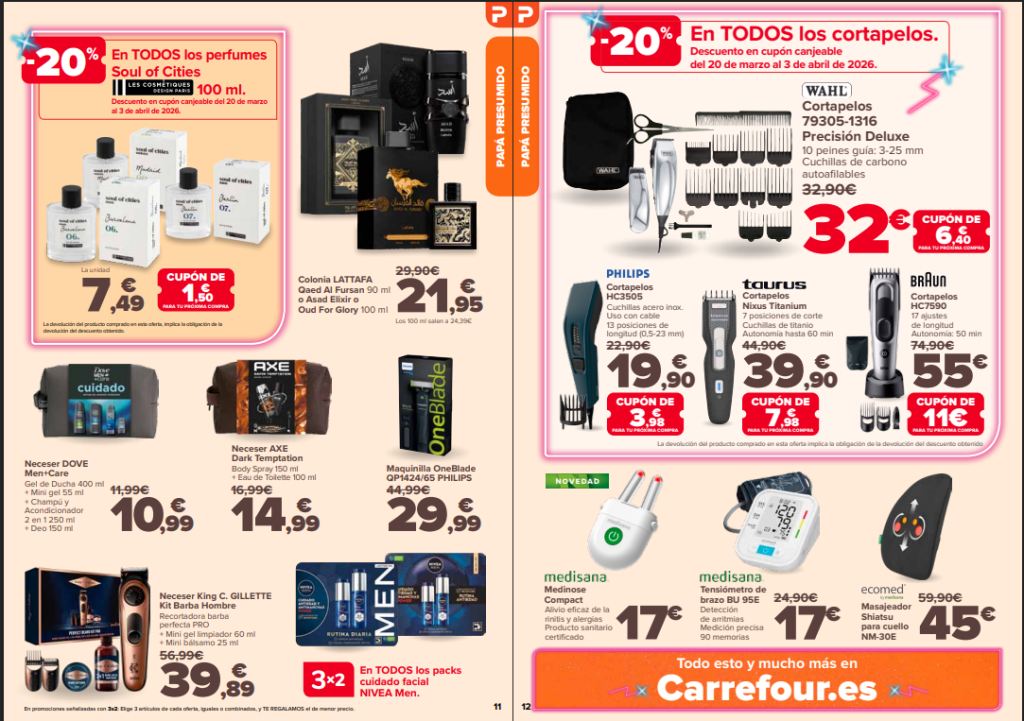 Promociones destacadas del catálogo Día del Padre Carrefour 2026