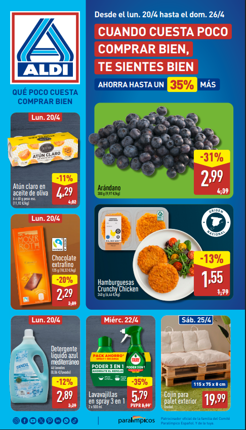 Folleto ALDI del 20 al 26 de abril de 2026