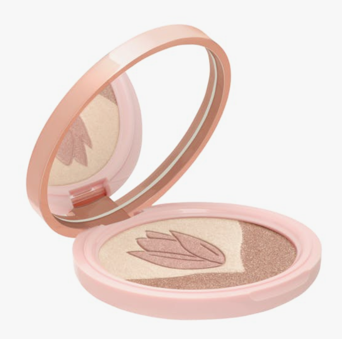 Iluminador facial Denim Blossom de Mercadona: brillo