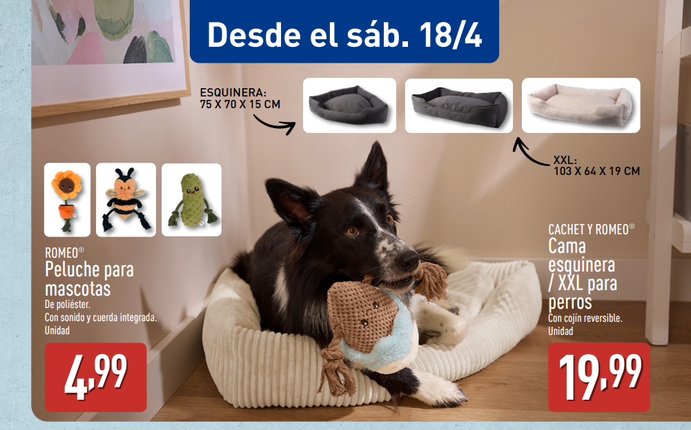Aldi tiene la solución perfecta para tu mascota desde el 18 de abril