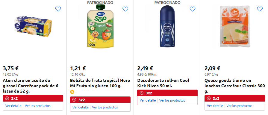 Carrefour lanza su 3x2