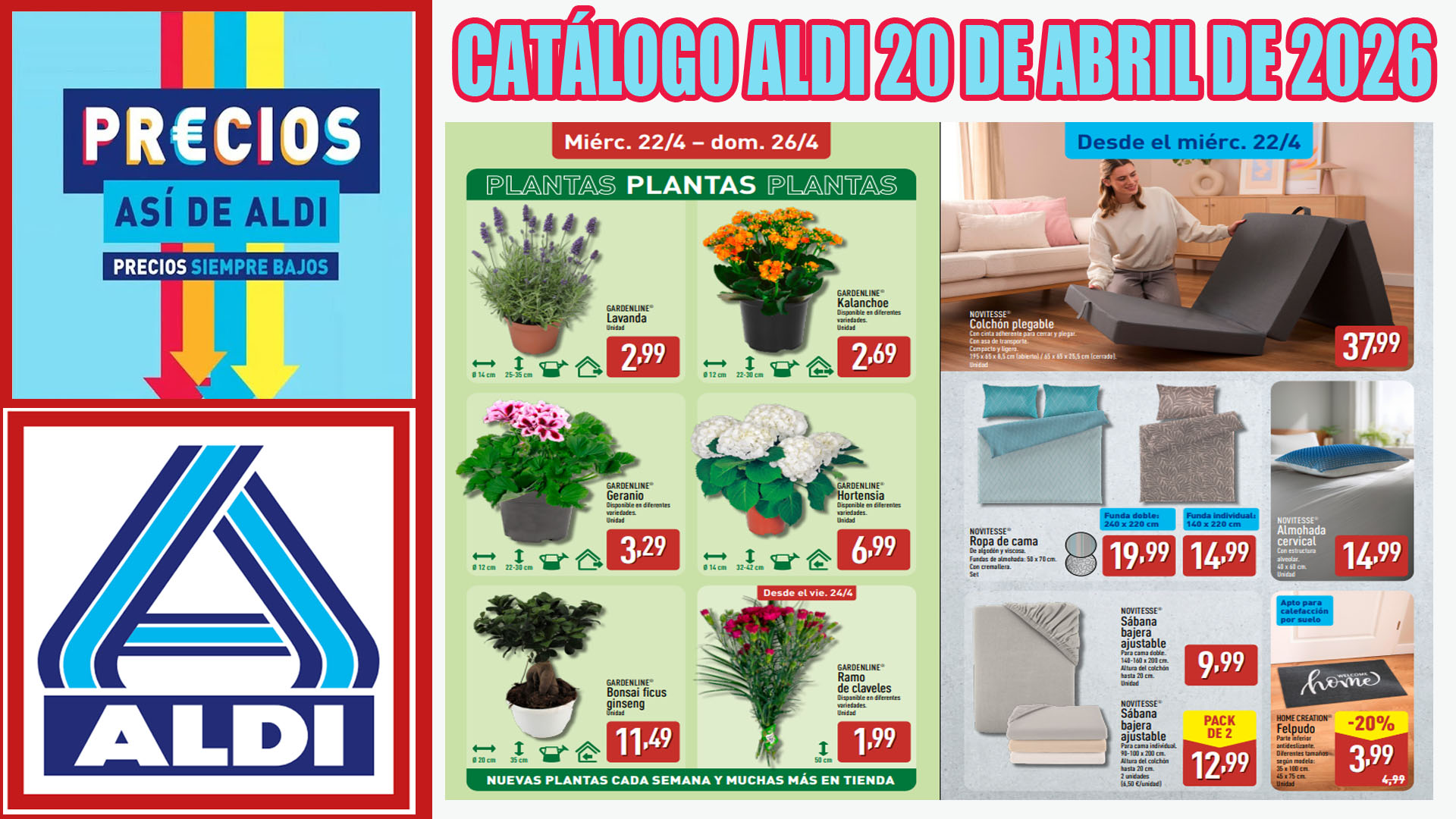 Catálogo ALDI del 20 de abril de 2026