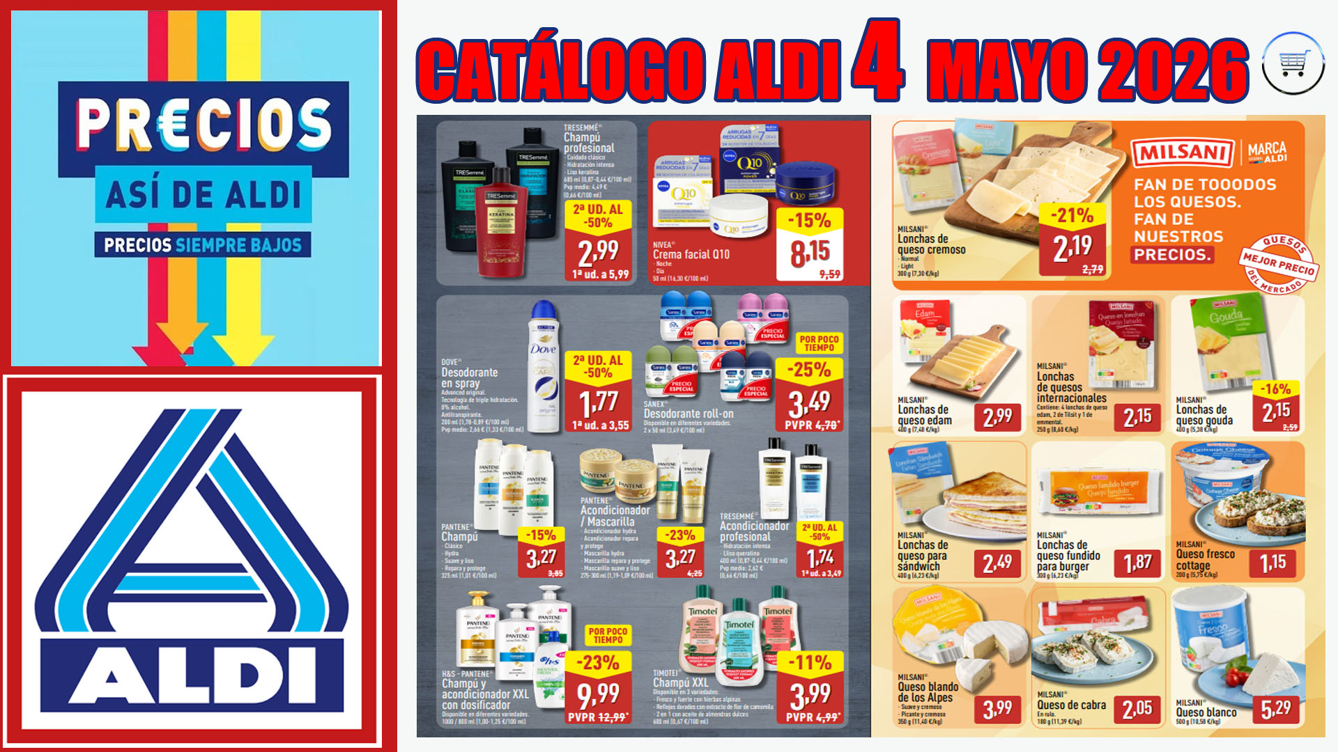 Catálogo ALDI del 4 al 10 de mayo de 2026: ofertas TOP y cómo ahorrar hasta un 50%