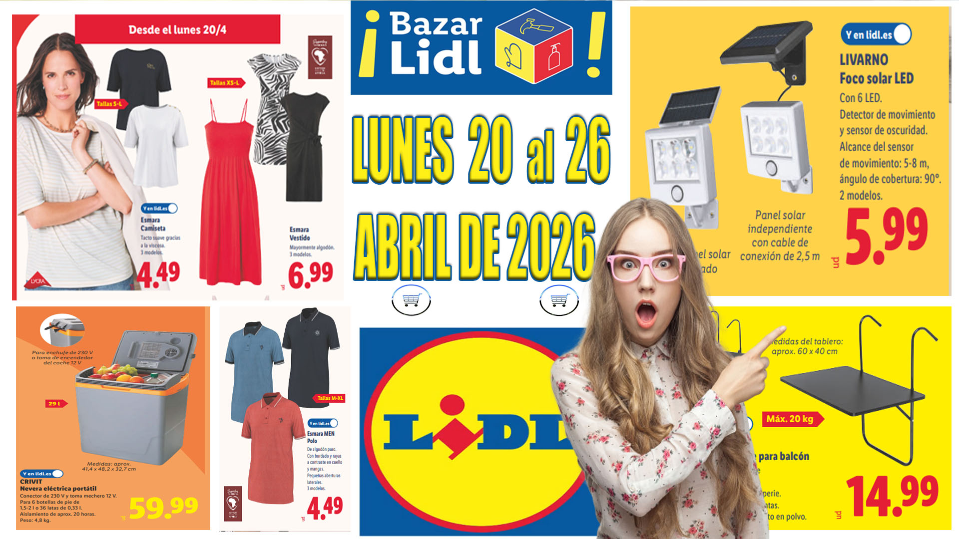 Catálogo Bazar Lidl del 20 al 26 de abril de 2026 Catálogo Bazar Lidl del 20 al 26 de abril de 2026