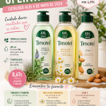 Variedades disponibles de TIMOTEI® Champú XXL