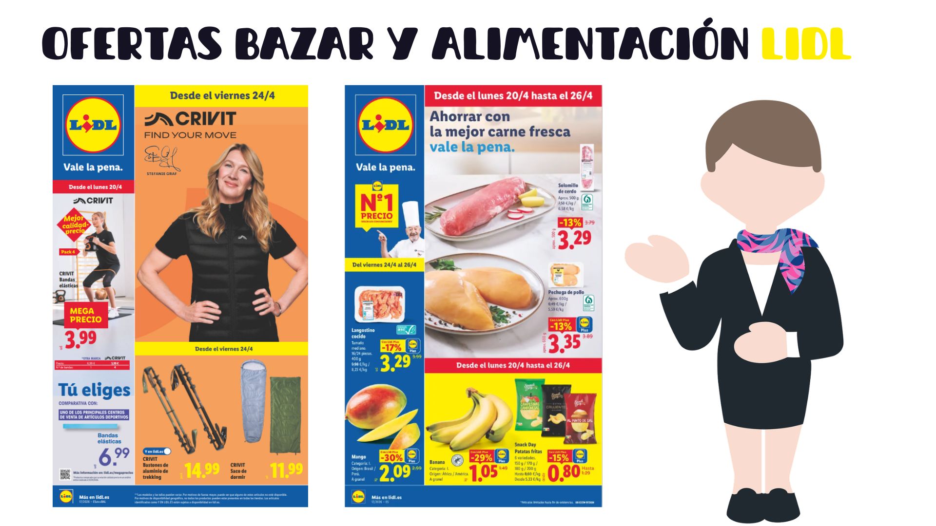 OFERTAS bazar y alimentación lidl 20 de abril de 2026