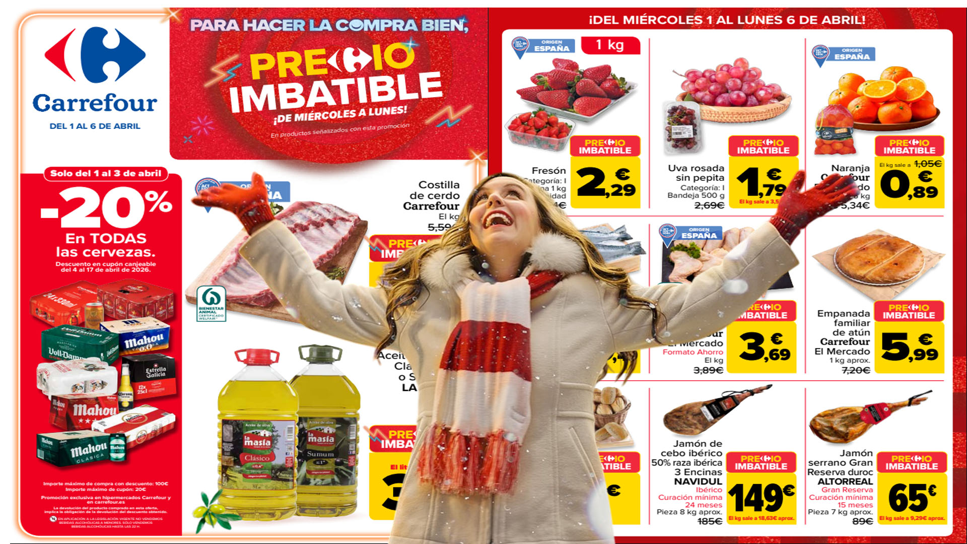 Precios imbatibles de Carrefour hasta el 6 de abril de 2026