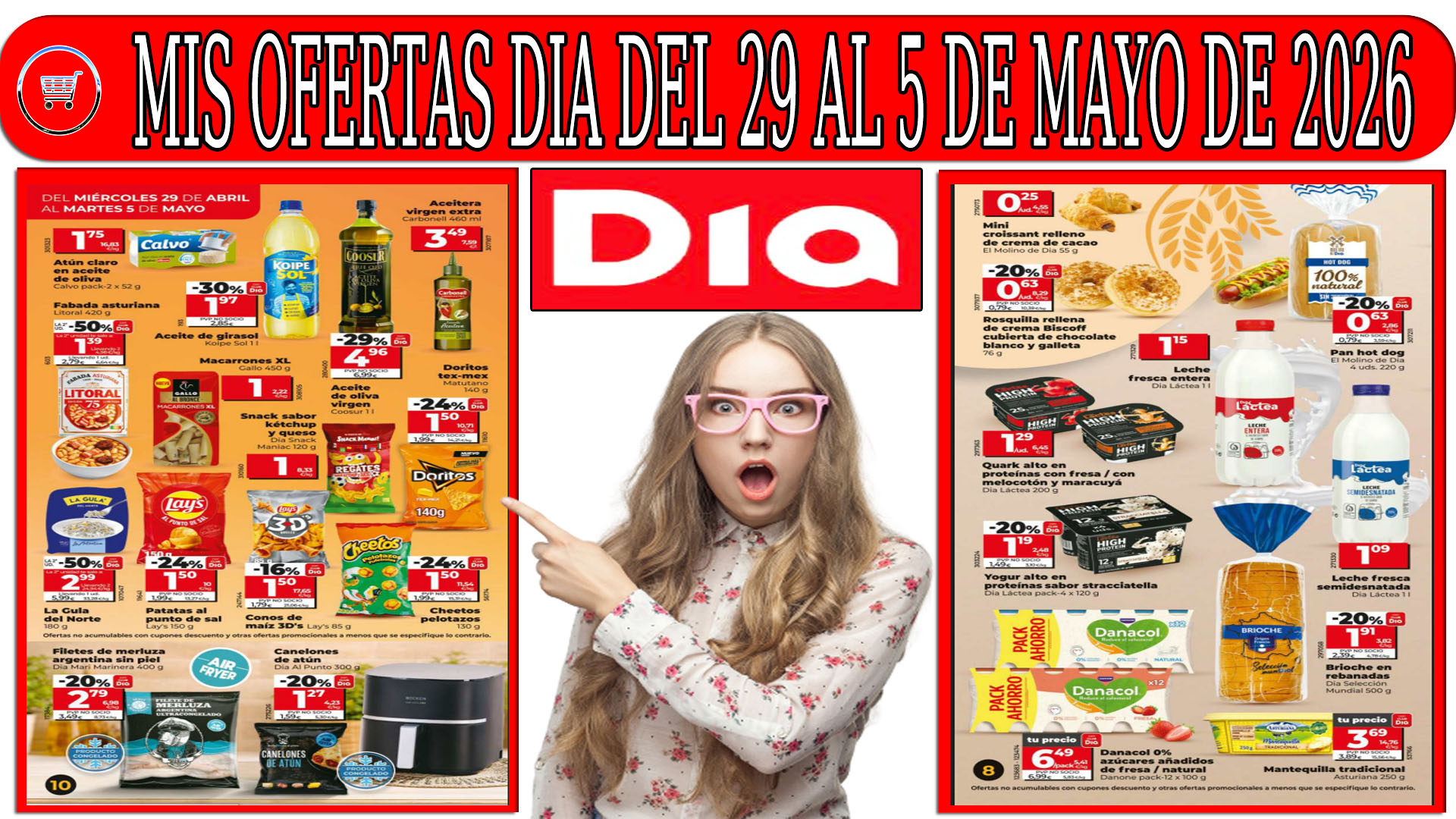 Próximo catálogo DIA del 29 de abril al 5 de mayo de 2026: ofertas en alimentación, carne y congelados