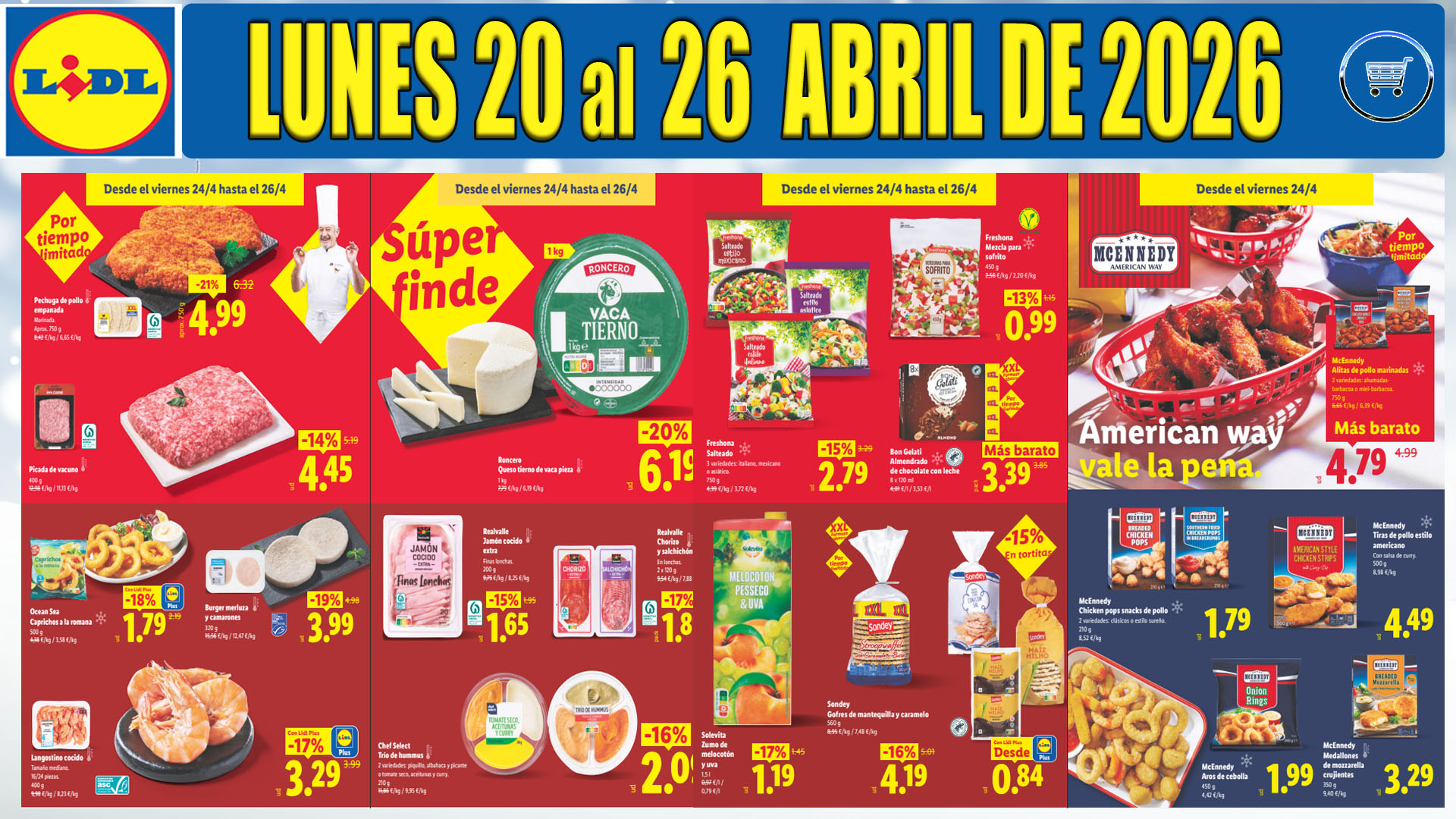 Próximo catálogo Lidl del 20 al 26 de abril de 2026