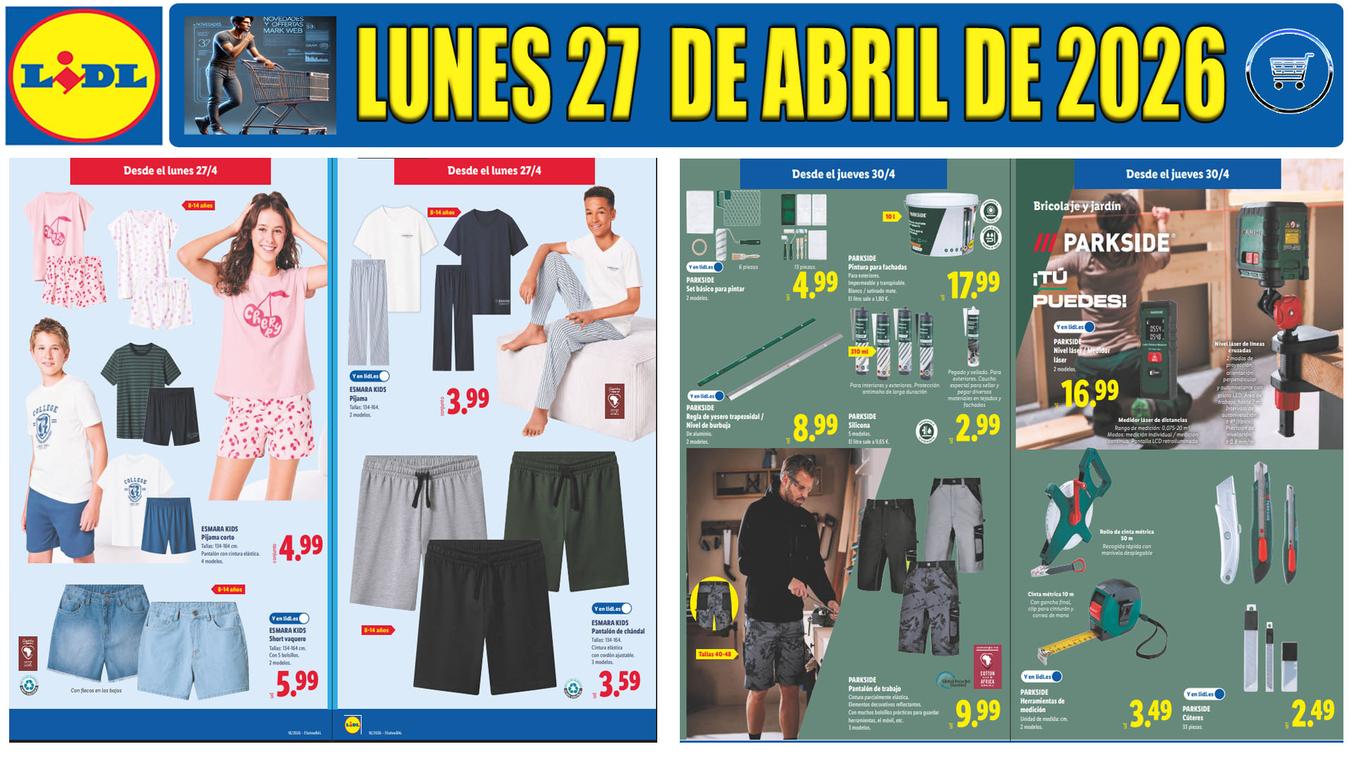 catálogo bazar de Lidl del 27 de abril al 3 de mayo de 2026
