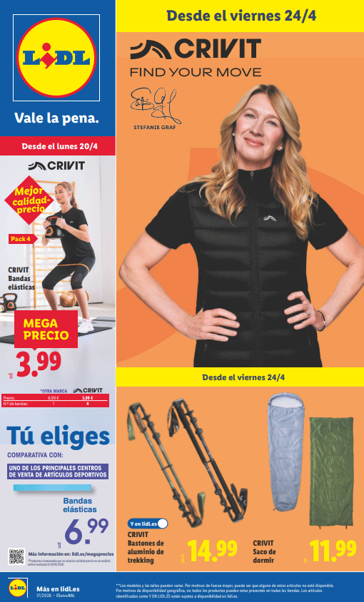 Bazar Lidl: deporte, camping y jardín