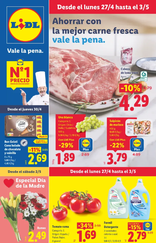 Mejores ofertas en alimentación LIDL